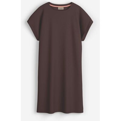 bonprix Shirtkleid aus schwerer reiner Bio-Baumwolle braun 44 bonprix Shirtkleid aus schwerer reiner Bio-Baumwolle braun 44