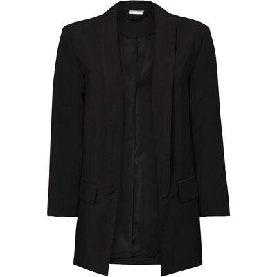 bonprix Longblazer aus Viskose-Mix schwarz 46 bonprix Longblazer aus Viskose-Mix schwarz 46