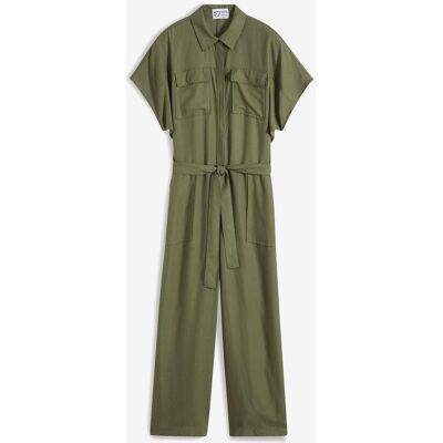 bonprix Jumpsuit aus fließendem Lyocell grün 40 bonprix Jumpsuit aus fließendem Lyocell grün 40
