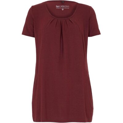 bonprix Longshirt mit Viskose rot 44 bonprix Longshirt mit Viskose rot 44