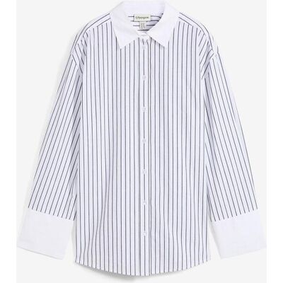 bonprix Oversize-Hemd aus reiner Baumwolle weiß 40 bonprix Oversize-Hemd aus reiner Baumwolle weiß 40