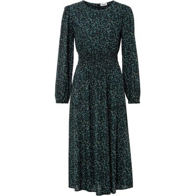 bonprix Midikleid mit Blumenprint schwarz 40 bonprix Midikleid mit Blumenprint schwarz 40