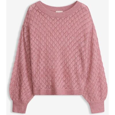 bonprix Ajour-Pullover rosa 36 bonprix Ajour-Pullover rosa 36