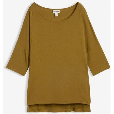 bonprix Boxy-Shirt aus softem Viskose-Mix grün 52 bonprix Boxy-Shirt aus softem Viskose-Mix grün 52