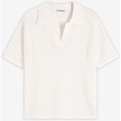 bonprix Ajour-Pullover weiß 40 bonprix Ajour-Pullover weiß 40