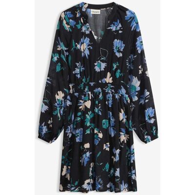 bonprix bedrucktes Kleid schwarz 46 bonprix bedrucktes Kleid schwarz 46