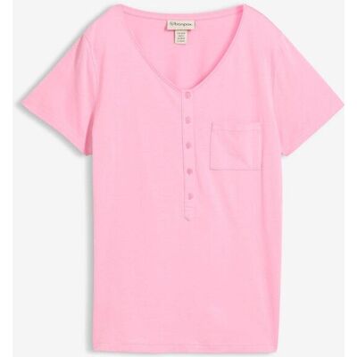 bonprix T-Shirt aus Baumwoll-Viskose-Mix rosa 36 bonprix T-Shirt aus Baumwoll-Viskose-Mix rosa 36