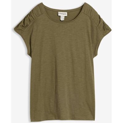 bonprix Boxy-Shirt, kurzarm grün 48 bonprix Boxy-Shirt, kurzarm grün 48