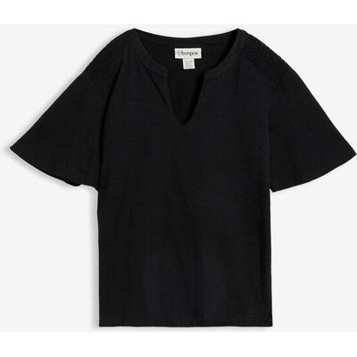 bonprix Tunika-Shirt aus reiner Bio-Baumwolle schwarz 40 bonprix Tunika-Shirt aus reiner Bio-Baumwolle schwarz 40