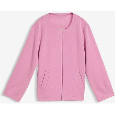 bonprix Scuba-Jacke aus softem Viskose-Mix rosa 48 bonprix Scuba-Jacke aus softem Viskose-Mix rosa 48
