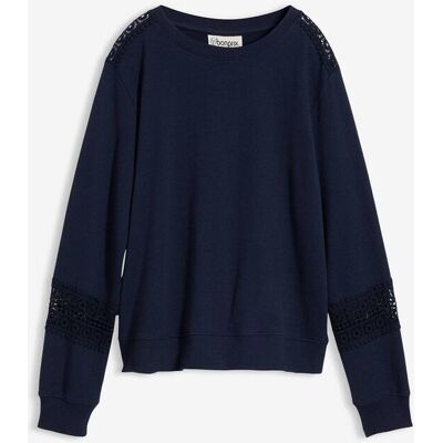 bonprix Sweatshirt blau 44 bonprix Sweatshirt blau 44