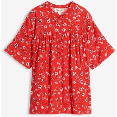 bonprix Schlupfbluse aus fließender Viskose rot 38 bonprix Schlupfbluse aus fließender Viskose rot 38
