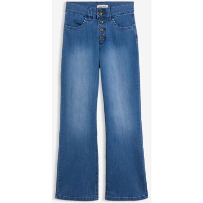 bonprix Straight-Jeans High Waist, Stretch blau 50 bonprix Straight-Jeans High Waist, Stretch blau 50
