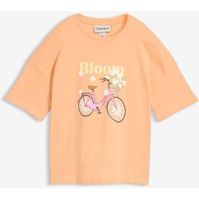 bonprix Lockeres T-Shirt aus schwerer Bio-Baumwolle orange 40 bonprix Lockeres T-Shirt aus schwerer Bio-Baumwolle orange 40