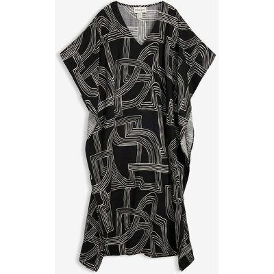 bonprix Kaftan-Kleid aus Viskose-Mix schwarz 38 bonprix Kaftan-Kleid aus Viskose-Mix schwarz 38