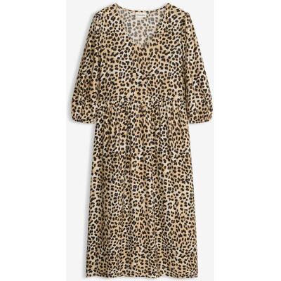 bonprix Tunika-Kleid aus fließendem Viskose-Mix beige 50 bonprix Tunika-Kleid aus fließendem Viskose-Mix beige 50