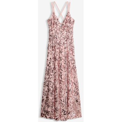bonprix Abendkleid mit Paillettenstickerei rosa 48 bonprix Abendkleid mit Paillettenstickerei rosa 48