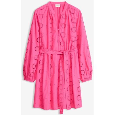 bonprix Blusenkleid aus reiner Bio-Baumwolle pink 46 bonprix Blusenkleid aus reiner Bio-Baumwolle pink 46