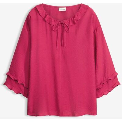 bonprix Boheme Bluse aus feinem Viskose-Mix pink 34 bonprix Boheme Bluse aus feinem Viskose-Mix pink 34