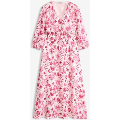 bonprix Midikleid aus Viskose-Mix pink 42 bonprix Midikleid aus Viskose-Mix pink 42