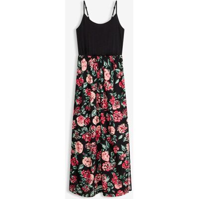 bonprix Maxikleid aus fließender Viskose schwarz 52 bonprix Maxikleid aus fließender Viskose schwarz 52