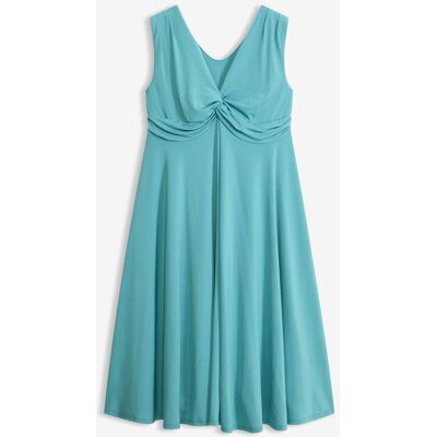 bonprix Shirtkleid mit V-Ausschnitt petrol 40 bonprix Shirtkleid mit V-Ausschnitt petrol 40