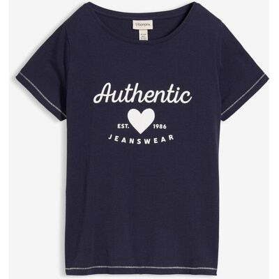 bonprix T-Shirt blau 40 bonprix T-Shirt blau 40