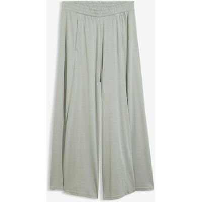 bonprix Jersey-Culotte mit weitem Bein grün 48 bonprix Jersey-Culotte mit weitem Bein grün 48