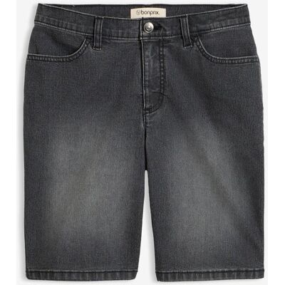 bonprix Jeans-Bermuda Mid Waist schwarz 36 bonprix Jeans-Bermuda Mid Waist schwarz 36