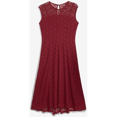 bonprix Ausgestelltes Spitzenkleid rot 36 bonprix Ausgestelltes Spitzenkleid rot 36