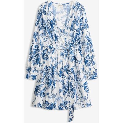 bonprix Kleid aus fließender Viskose weiß 52 bonprix Kleid aus fließender Viskose weiß 52