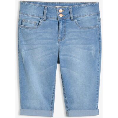 bonprix Jeans Bermuda Mid Waist blau 42 bonprix Jeans Bermuda Mid Waist blau 42