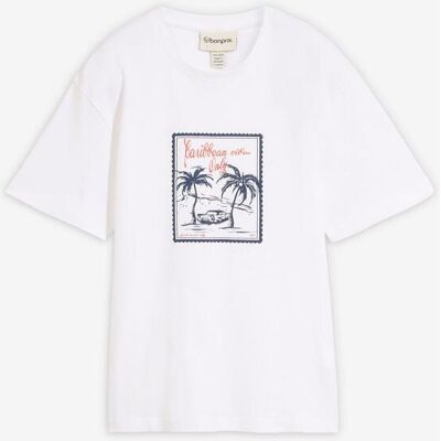 bonprix T-Shirt aus reiner Bio-Baumwolle weiß 40 bonprix T-Shirt aus reiner Bio-Baumwolle weiß 40