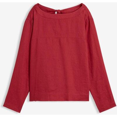bonprix Tunika aus reinem Leinen rot 36 bonprix Tunika aus reinem Leinen rot 36