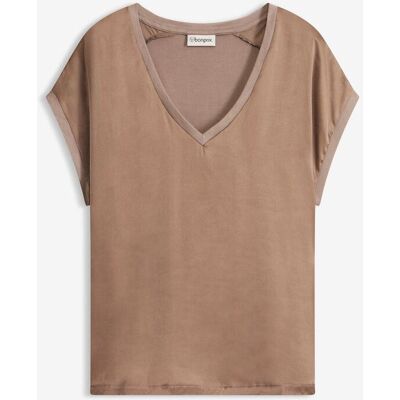 bonprix Shirt aus Viskose-Mix braun 52 bonprix Shirt aus Viskose-Mix braun 52