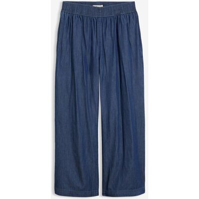 bonprix Wide-Leg-Jeans, High Waist, cropped blau 54 bonprix Wide-Leg-Jeans, High Waist, cropped blau 54