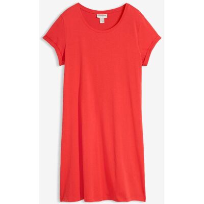 bonprix Shirtkleid aus reiner Bio-Baumwolle rot 48 bonprix Shirtkleid aus reiner Bio-Baumwolle rot 48