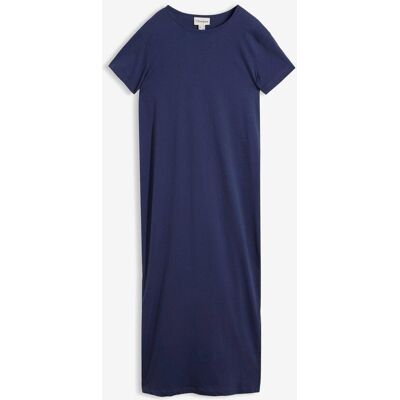 bonprix Maxikleid aus reiner Baumwolle blau 52 bonprix Maxikleid aus reiner Baumwolle blau 52