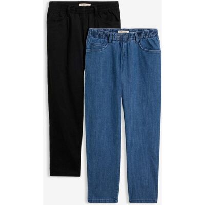 bonprix Straight-Jeans (2er Pack) blau 44 bonprix Straight-Jeans (2er Pack) blau 44