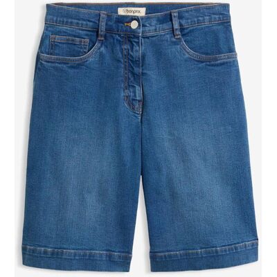 bonprix Jeans-Bermuda Mid Waist mit Bio-Baumwolle blau 36 bonprix Jeans-Bermuda Mid Waist mit Bio-Baumwolle blau 36