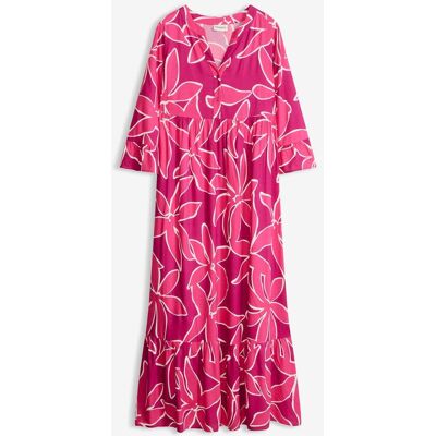 bonprix Tunika-Kleid aus fließender Viskose pink 40 bonprix Tunika-Kleid aus fließender Viskose pink 40