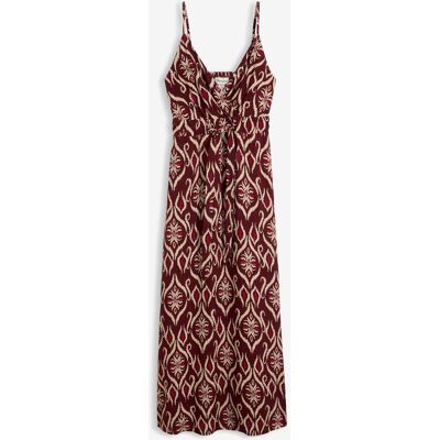 bonprix Maxikleid aus fließender Viskose rot 54 bonprix Maxikleid aus fließender Viskose rot 54