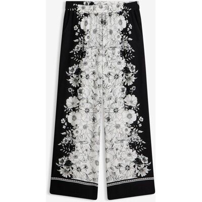 bonprix Palazzo-Hose aus fließender Viskose schwarz 50 bonprix Palazzo-Hose aus fließender Viskose schwarz 50