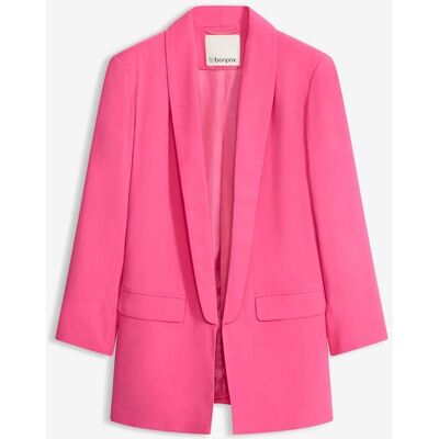 bonprix Longblazer aus Viskose-Mix pink 46 bonprix Longblazer aus Viskose-Mix pink 46