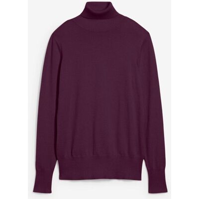 bonprix Basic Rollkragenpullover lila 40 bonprix Basic Rollkragenpullover lila 40