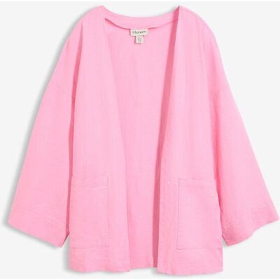 bonprix Kimono-Bluse aus Leinen- Mix rosa 38 bonprix Kimono-Bluse aus Leinen- Mix rosa 38