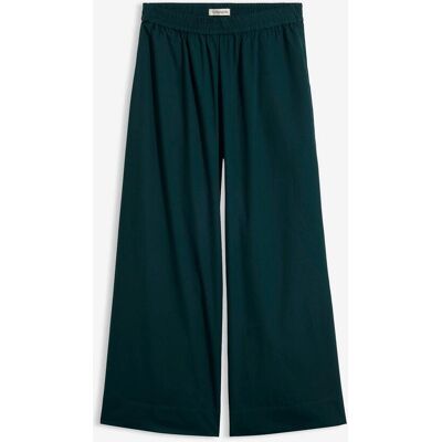 bonprix Weite Culotte aus reiner Baumwolle grün 34 bonprix Weite Culotte aus reiner Baumwolle grün 34