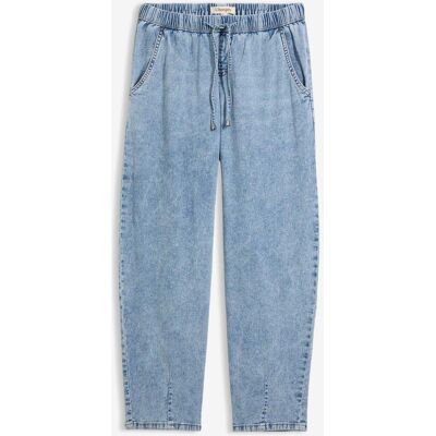 bonprix Barrel-Jeans, Mid Waist, Bequembund blau 34 bonprix Barrel-Jeans, Mid Waist, Bequembund blau 34