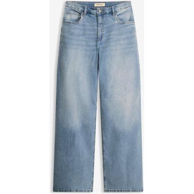 bonprix Wide-Leg-Jeans, High Waist blau 38 bonprix Wide-Leg-Jeans, High Waist blau 38