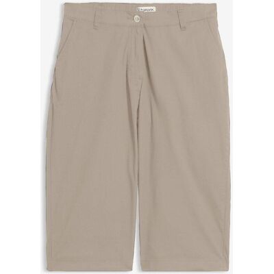 bonprix Long-Bermuda mit elastischem Bund beige 52 bonprix Long-Bermuda mit elastischem Bund beige 52